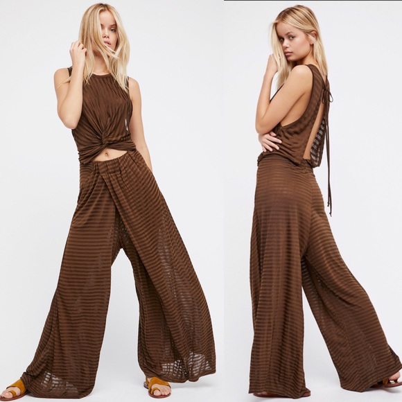Free People Pants - Free People Got Me Twisted Jumpsuit